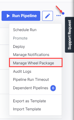 Wheel pakage upgrade indicator